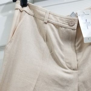 Chanel Silk/Linen/Cashmere Slacks, French 38 US6-8